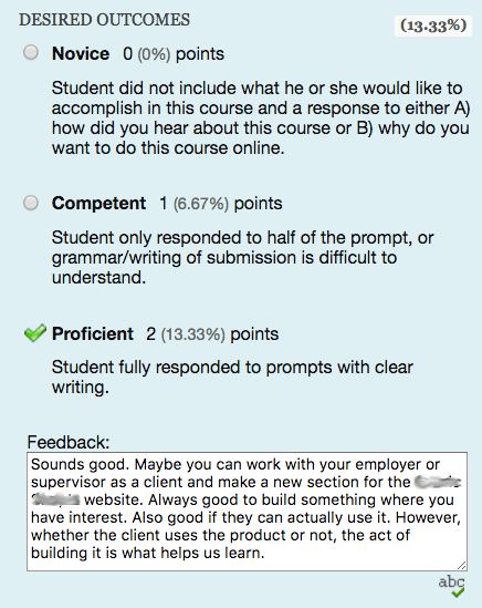 how to see assignment feedback on blackboard